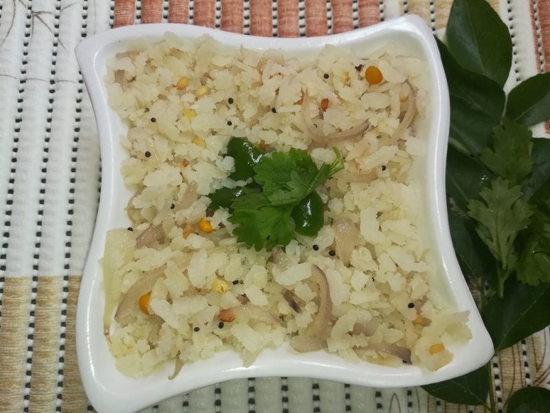 Aval upma recipe – How to make aval upma?  Poha Upma for breakfast