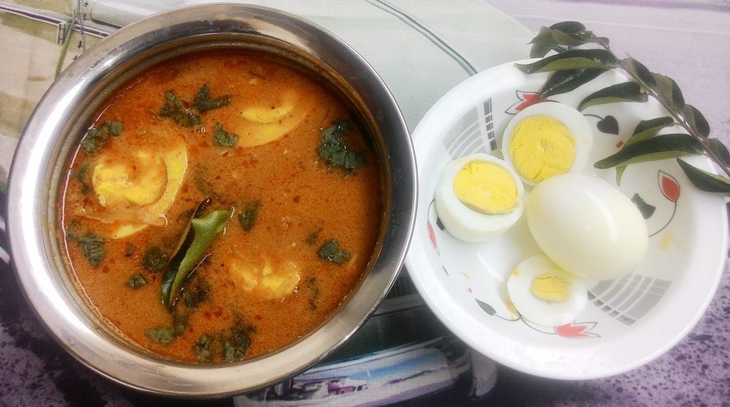 Famous Indian Recipes - egg gravy recipe