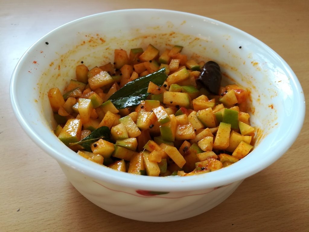 Instant mango pickle recipe