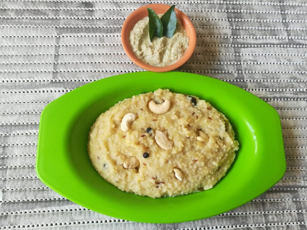 Varagu Arisi Ven Pongal