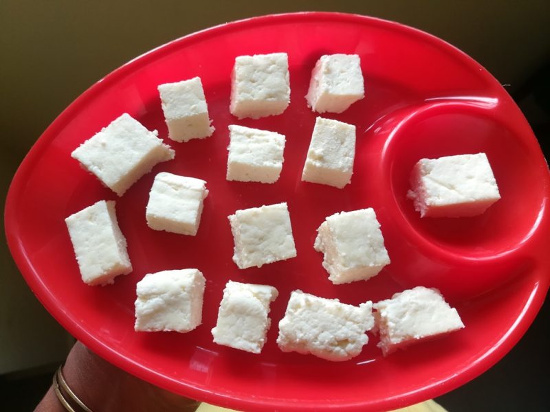 home made paneer recipe – how to make paneer at home -Indian cottage cheese