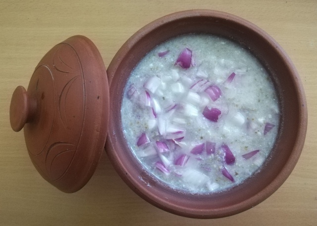 kambu curd rice – how to make kambu curd rice , kambu thayir sadam